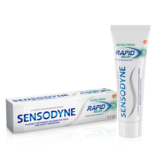 Sensodyne Rapid Relief Toothpaste Extra Fresh 3.4 Oz