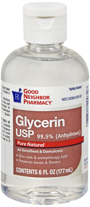 HUMCO HOLDING GRP/GNP Humco Liquid Glycerin Usp 6 oz