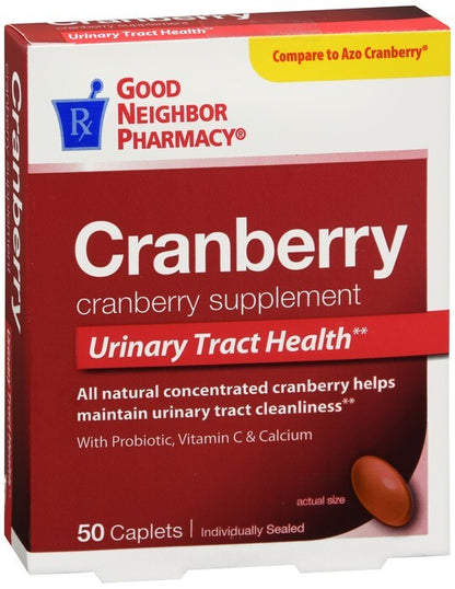 GNP Cranberry Urinary Tract Health - 50 Caplets