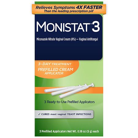 Monistat 3-Day Yeast Infection Treatment, Pack of 1