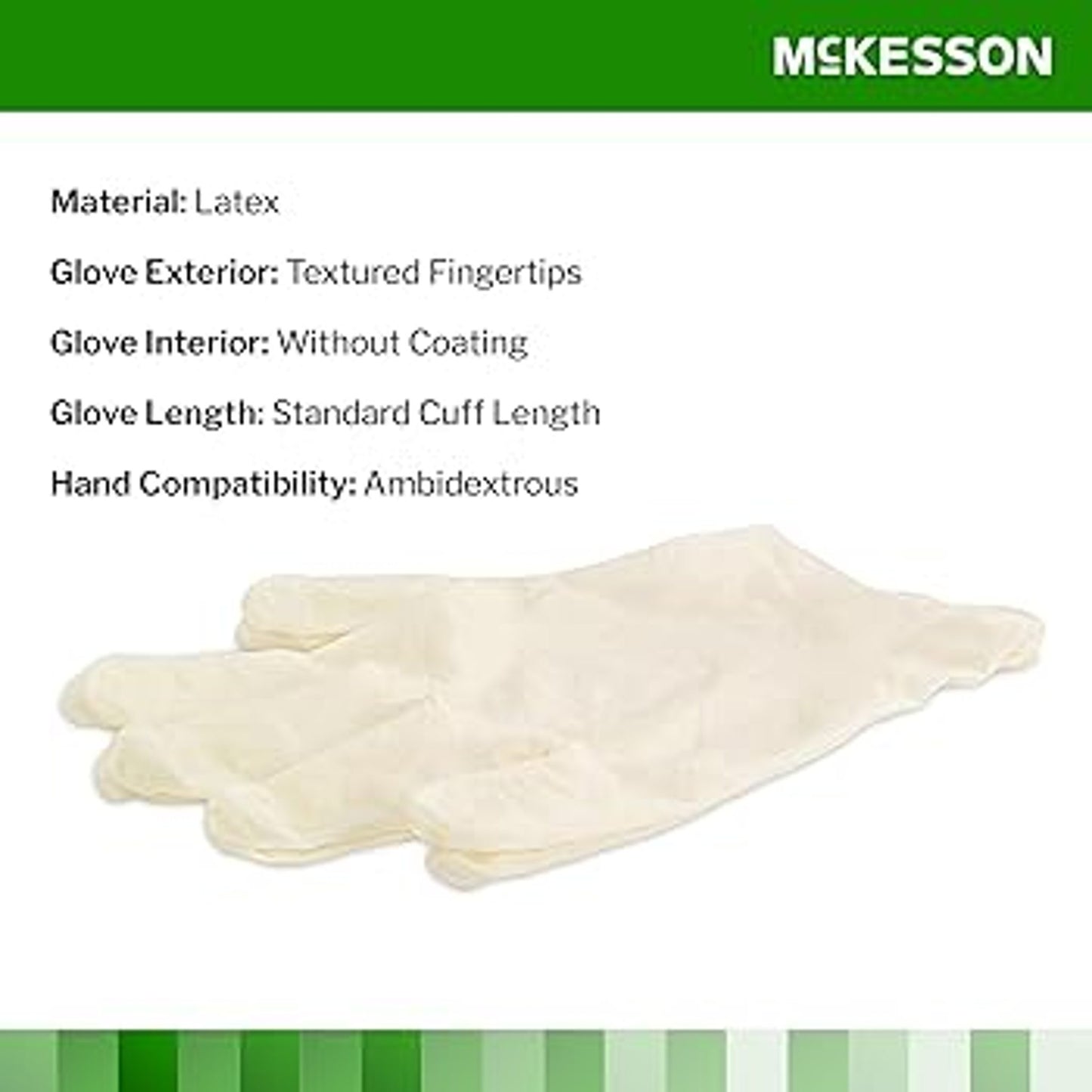 McKesson Confiderm CL Latex Exam Gloves Large 100ct
