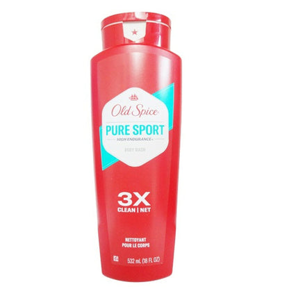 Old Spice Body Wash Pure Sport 18 Fl Oz
