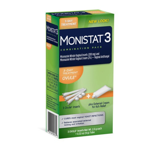 Monistat 3-Day Yeast Infection Treatment, Pack of 1