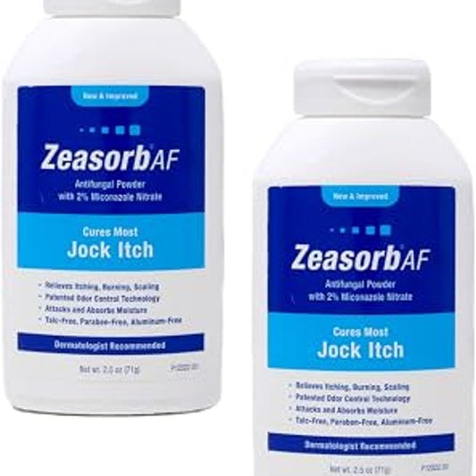 Zeasorb-AF Antifungal Treatment Powder, Super Absorbent, 2.5 Oz